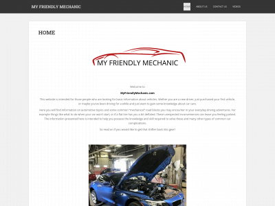 myfriendlymechanic.com snapshot