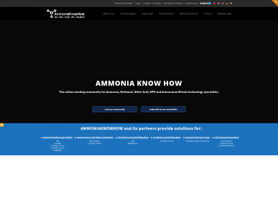 ammoniaknowhow.com snapshot
