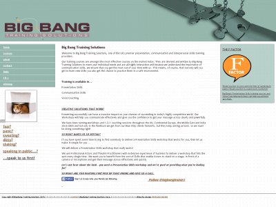 big-bang-training-solutions.com snapshot