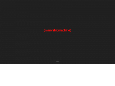 manvsbigmachine.com snapshot