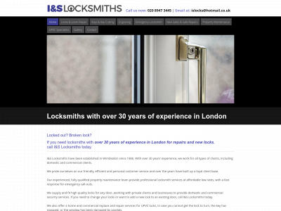iandslocksmiths.london snapshot