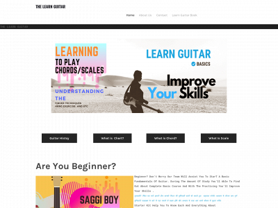 thelearnguitar.weebly.com snapshot