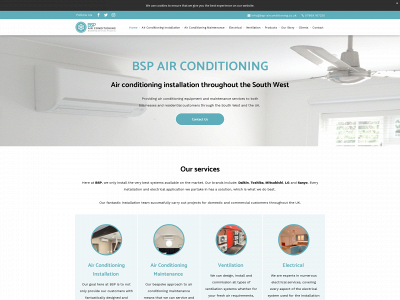 bsp-airconditioning.co.uk snapshot