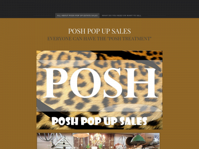 www.posh-pop-up-estate-sales.com snapshot