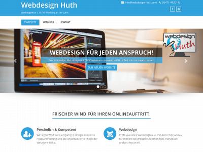webdesign-huth.com snapshot
