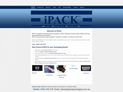 www.ipackpackaging.com.au snapshot