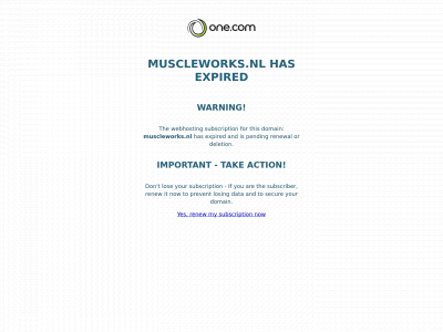 muscleworks.nl snapshot