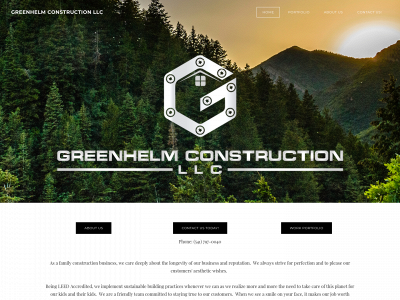 greenhelmconstruction.com snapshot