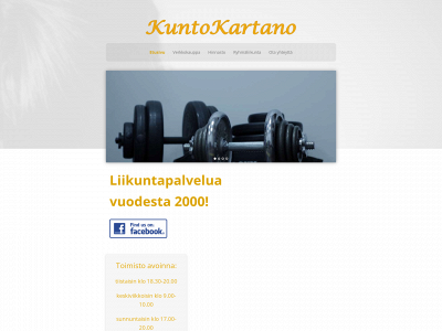 kuntokartano.fi snapshot