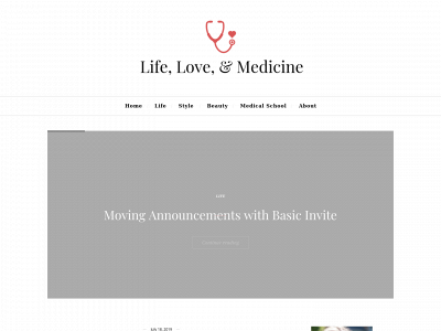 lifeloveandmedicine.com snapshot