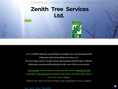 www.zenithtreeservices.ca snapshot
