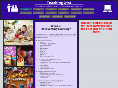 teaching21st.com snapshot