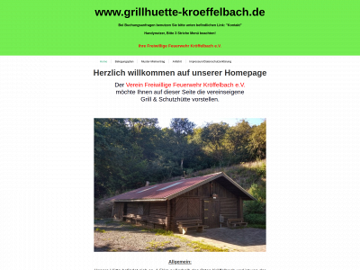 grillhuette-kroeffelbach.de snapshot
