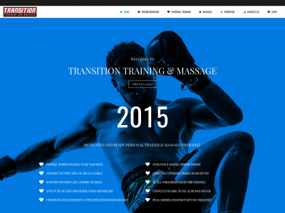 transitiontrainingandmassage.com snapshot