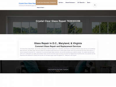 crystalglassrepairservice.com snapshot