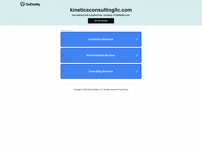 kineticsconsultingllc.com snapshot