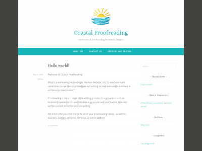 coastalproofreading.com snapshot