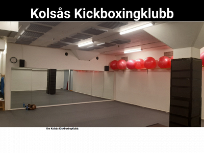 kolsaaskickboxingklubb.no snapshot