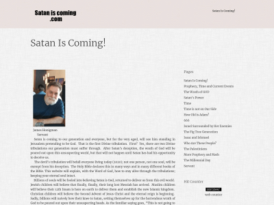 sataniscoming.com snapshot