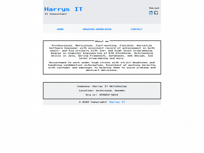 harrys-it.com snapshot