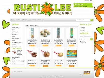 rustileearts.com snapshot