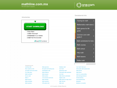 mathline.com.mx snapshot