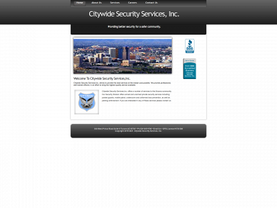 citywidesecurityservices.com snapshot