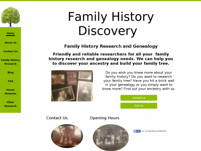 familyhistorydiscovery.co.uk snapshot