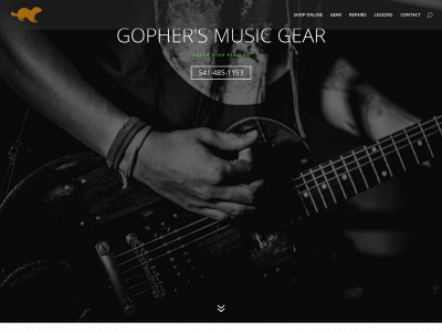 gophersmusicgear.com snapshot
