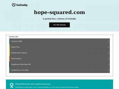 hope-squared.com snapshot