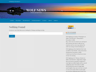wolfnews.net snapshot