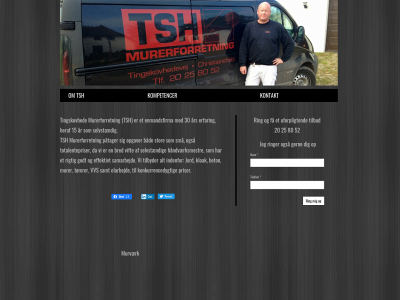 tsh-murerforretning.dk snapshot