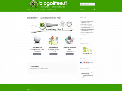 biogolftee.fi snapshot