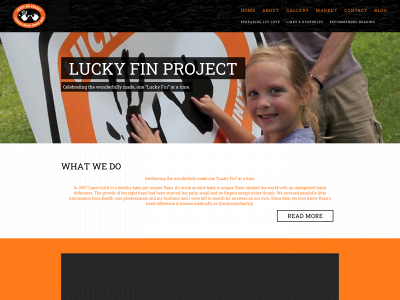 luckyfinproject.org snapshot