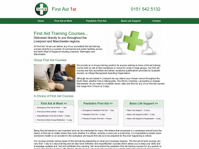 firstaid1st.co.uk snapshot