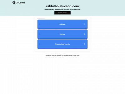 rabbitholetucson.com snapshot