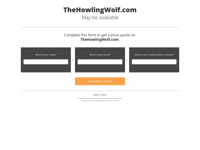 thehowlingwolf.com snapshot