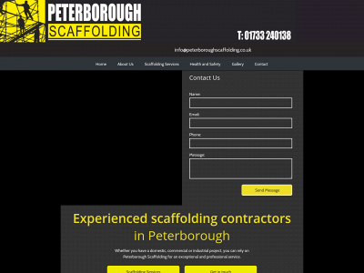 peterboroughscaffolding.co.uk snapshot