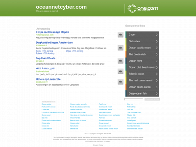 oceannetcyber.com snapshot