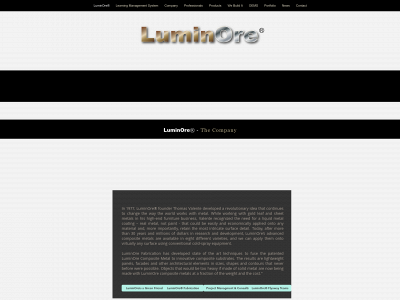 www.luminore.com snapshot