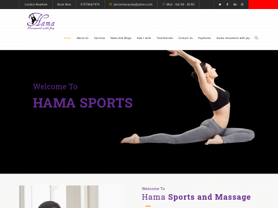 hamasport-massage.com snapshot