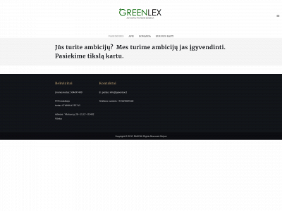 greenlex.lt snapshot