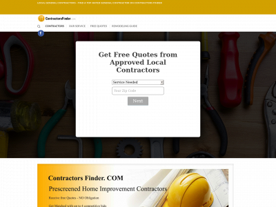 contractorsfinder.com snapshot