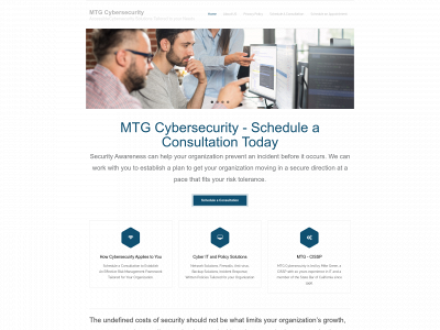 mtgcybersecurity.com snapshot