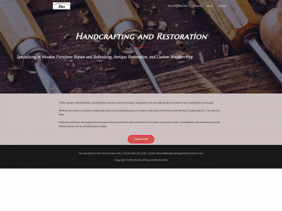 handcraftingandrestoration.com snapshot