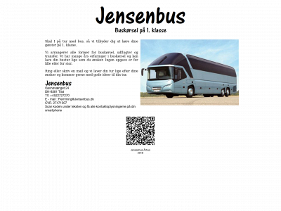 jensenbus.com snapshot