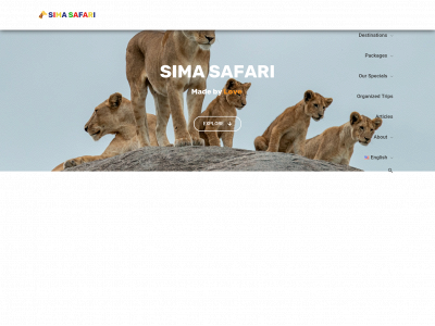 www.simasafari.com snapshot