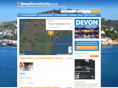 devontouristguide.co.uk snapshot