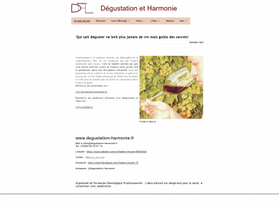 degustation-harmonie.com snapshot