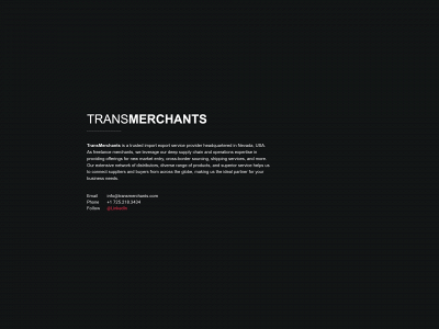 transmerchants.com snapshot